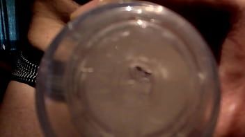 चलाएँ सीडी कमबख्त तिपाई घुड़सवार Fleshlight w/ आंतरिक सह शॉट