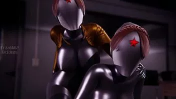 Reproduzir Cena de sexo de gêmeos no coração atômico l animação 3d